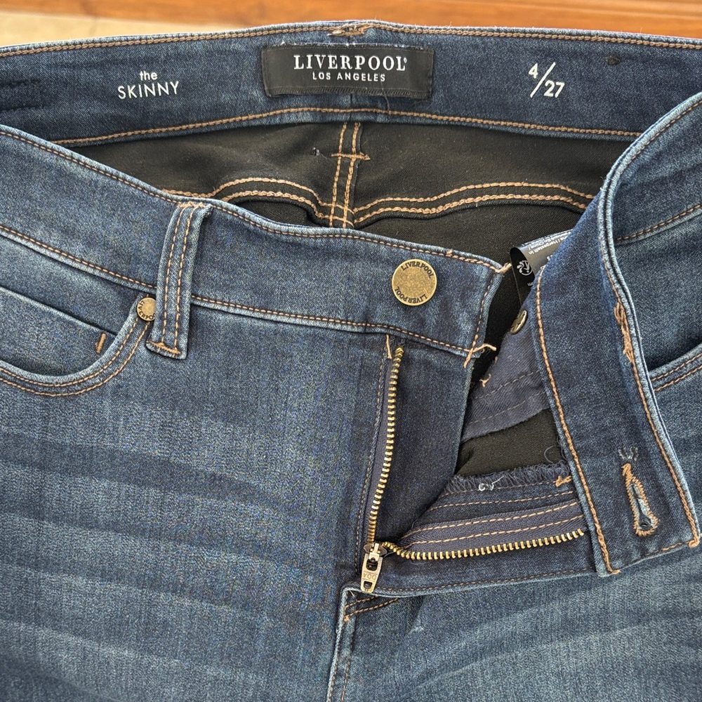 Liverpool Jeans Company Skinny Jeans in Medium Blue